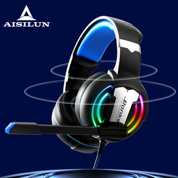 Profession Gaming Headset with BOX Deep Bass Game Headphones with Microphone for Computer Gamer 7.1 USB Channel Surround Sound
Profession Gaming Headset with BOX Deep Bass Game Headphones with Microphone for Computer Gamer 7.1 USB Channel Surround Sound