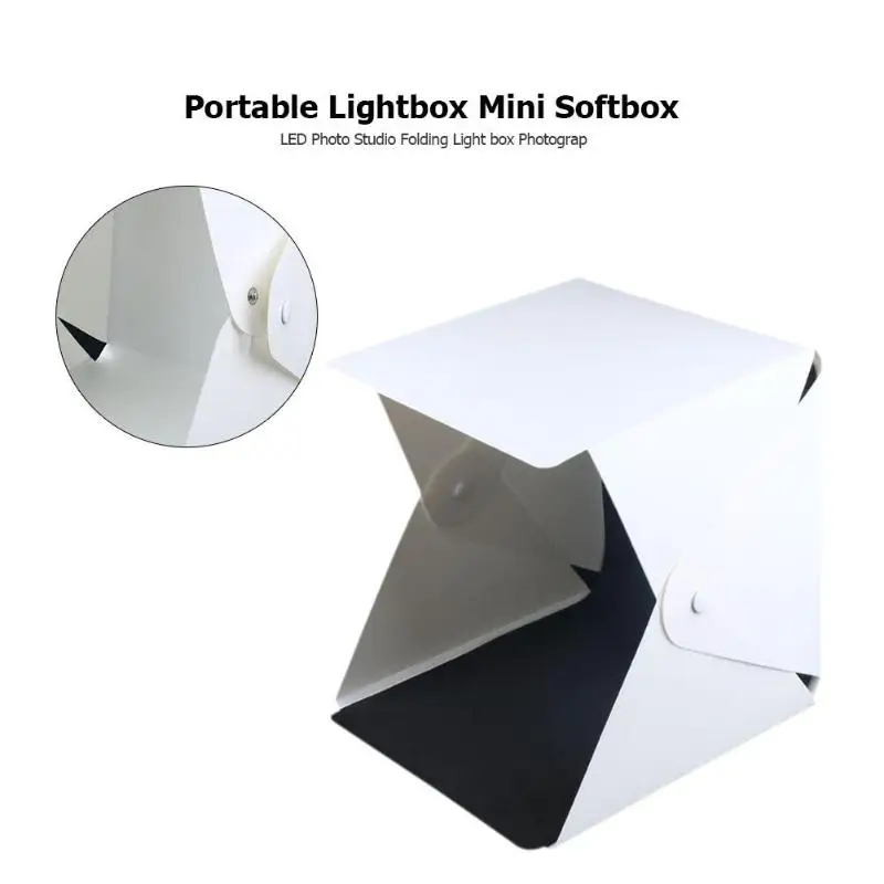 Portable Lightbox Mini Softbox LED Photo Studio Folding Light Box Photography Backgound for DSLR Camera Accessories 20x20x20cm
Portable Lightbox Mini Softbox LED Photo Studio Folding Light Box Photography Backgound for DSLR Camera Accessories 20x20x20cm