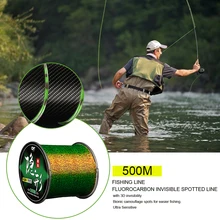 500m Fishing Line Fluorocarbon Invisible Super Strong Spoted Line 3D Sinking Nylon Fishing Line Bionic Monofilament Fish String
500m Fishing Line Fluorocarbon Invisible Super Strong Spoted Line 3D Sinking Nylon Fishing Line Bionic Monofilament Fish String