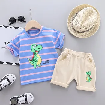 Toddler Boys Clothes Baby Infant Children's Summer Striped Suits 2020 New Arrive Cartoon Dinosaur Boy Dress Costume Kids Outfits
Toddler Boys Clothes Baby Infant Children's Summer Striped Suits 2020 New Arrive Cartoon Dinosaur Boy Dress Costume Kids Outfits