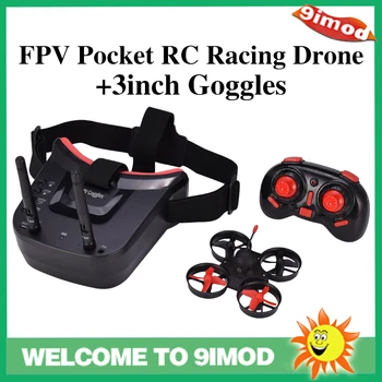 5.8G 25mW 40CH FPV Camera Mini Pocket RC Racing Drone Quadcopter with Headset Auto-searching Goggles Receiver Monitor RTF
5.8G 25mW 40CH FPV Camera Mini Pocket RC Racing Drone Quadcopter with Headset Auto-searching Goggles Receiver Monitor RTF