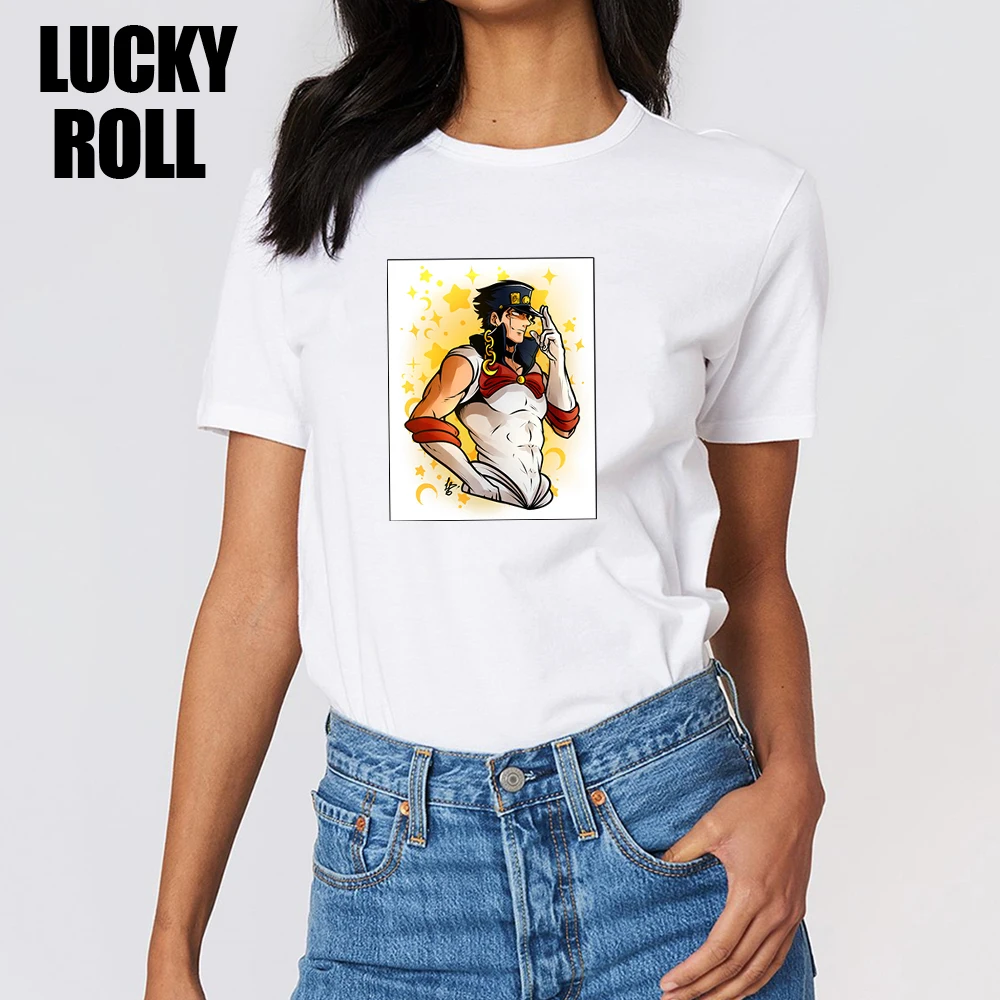 Europe And America Campus Vogue Sailor Moon Tshirt JOJO Funny Punk Harajuku Short Sleeve Crop Top 7 Colors Tees Gothic Aesthetic
Europe And America Campus Vogue Sailor Moon Tshirt JOJO Funny Punk Harajuku Short Sleeve Crop Top 7 Colors Tees Gothic Aesthetic