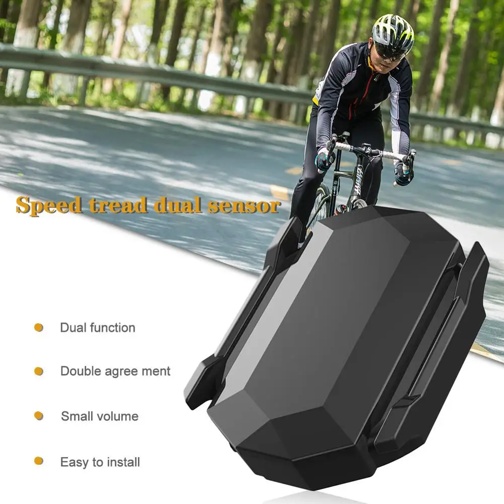 Bike Speed Sensor and Cadence Sensor 2-in-1 Waterproof Bike Speed Cadence Sensor ANT+ and Bluetooth 4.0 Wireless Bicycle RPM
Bike Speed Sensor and Cadence Sensor 2-in-1 Waterproof Bike Speed Cadence Sensor ANT+ and Bluetooth 4.0 Wireless Bicycle RPM