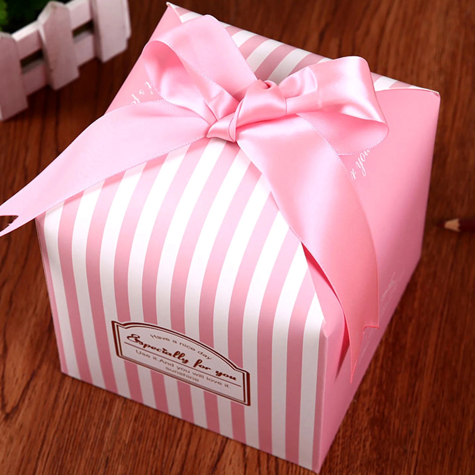 Свадебный Фламинго Сувениры Конфеты Коробки Подарочная коробка с лентами