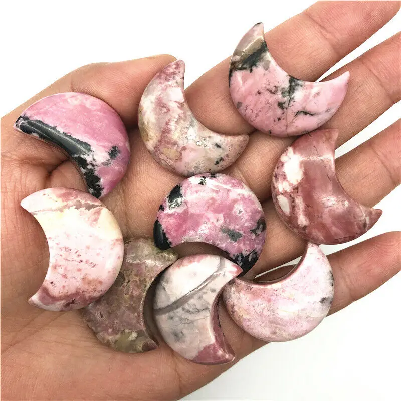 Wholesale 1pc Natural Rhodonite Crystal Stone Moon Shaped Meditation Healing Polished Gift Natural Quartz Crystals
Wholesale 1pc Natural Rhodonite Crystal Stone Moon Shaped Meditation Healing Polished Gift Natural Quartz Crystals