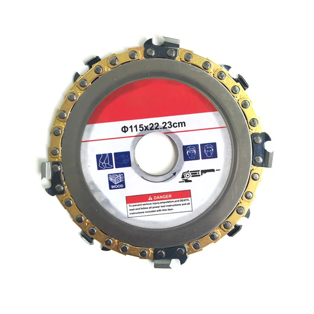 5 Inch Chain Grinder Chain Saws Disc Woodworking Chain Plate Tool 5 Inch Multi-Functional Wood Carving Disc Angle Grinding Tool
5 Inch Chain Grinder Chain Saws Disc Woodworking Chain Plate Tool 5 Inch Multi-Functional Wood Carving Disc Angle Grinding Tool