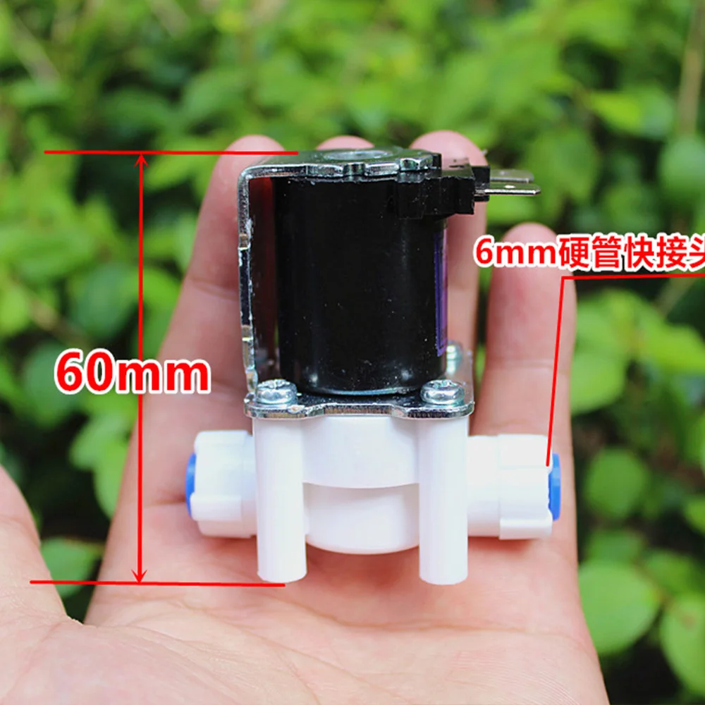 

DC 12V 6W Electromagnetic Water Valve Electric Air Exhaust Vent Solenoid Valve Controlled Switch Normally Closed N/C Drain Valve