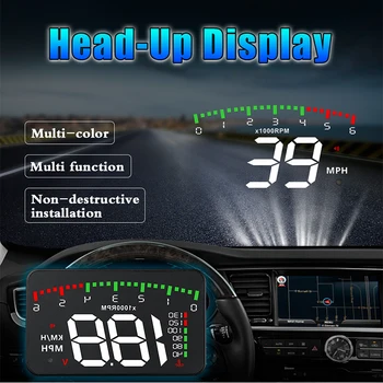 A900 HUD Head-Up Display Car-styling Hud Display Overspeed Warning Windshield Projector Alarm System Universal Auto
A900 HUD Head-Up Display Car-styling Hud Display Overspeed Warning Windshield Projector Alarm System Universal Auto