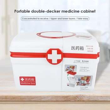 Emergency First Aid Box Organizer Rescue Drug Survival Kit Portable Storage for Household Survival Helping Decoration
Emergency First Aid Box Organizer Rescue Drug Survival Kit Portable Storage for Household Survival Helping Decoration