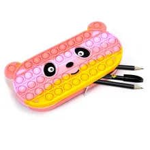 Push Bubble Fidget Toys Pencil Cases Cute Bear Storage Bag Kids Gift Squishy Stress Relief Squeeze Toy Antistress Simple Dimple
Push Bubble Fidget Toys Pencil Cases Cute Bear Storage Bag Kids Gift Squishy Stress Relief Squeeze Toy Antistress Simple Dimple