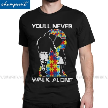 You Never Walk Alone Dad Daughter Son Autism Awareness Men's T Shirt Autismo Autistic Funny Tee Shirt Crewneck T-Shirt 6XL
You Never Walk Alone Dad Daughter Son Autism Awareness Men's T Shirt Autismo Autistic Funny Tee Shirt Crewneck T-Shirt 6XL