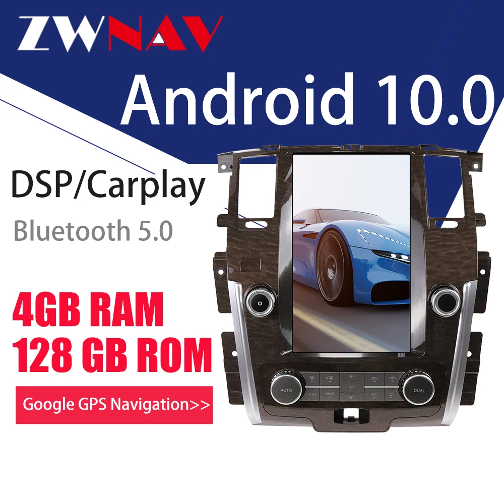 ZWNAV For NISSAN PATROL 2010-2019 PX6 4G128G Android 10 Car GPS Navigation Stereo Head Unit Multimedia Player Auto Radio DSP
ZWNAV For NISSAN PATROL 2010-2019 PX6 4G128G Android 10 Car GPS Navigation Stereo Head Unit Multimedia Player Auto Radio DSP