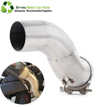 Motorcycle Exhaust Middle Pipe Connection Pipe 51mm Muffler Slip On For Kawasaki Z900 Ninja900 Without Exhaust 2017-2020
Motorcycle Exhaust Middle Pipe Connection Pipe 51mm Muffler Slip On For Kawasaki Z900 Ninja900 Without Exhaust 2017-2020