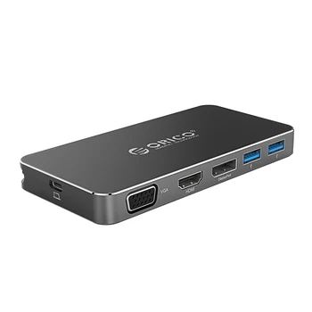 Aluminum 8 in 1 Type-C*1(Charging), Type-C*1(data), HDMI*1, VGA*1, DisplayPort*1, USB3.0*2 Multifunction Docking Station,XC-306
Aluminum 8 in 1 Type-C*1(Charging), Type-C*1(data), HDMI*1, VGA*1, DisplayPort*1, USB3.0*2 Multifunction Docking Station,XC-306