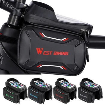 WEST BIKING Bicycle Bags Front Frame High-quality MTB Bike Bag Cycling Accessories Waterproof Screen Touch Top Tube Phone Bag
WEST BIKING Bicycle Bags Front Frame High-quality MTB Bike Bag Cycling Accessories Waterproof Screen Touch Top Tube Phone Bag