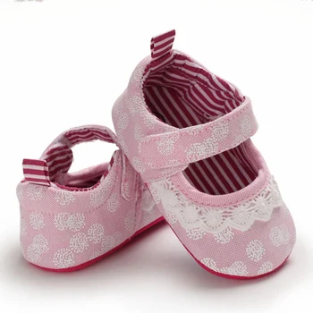 Cute Baby Girl First Walkers Floral Print With Lace Anti-Slip Soft Sole Crib Shoes 0-18M
Cute Baby Girl First Walkers Floral Print With Lace Anti-Slip Soft Sole Crib Shoes 0-18M