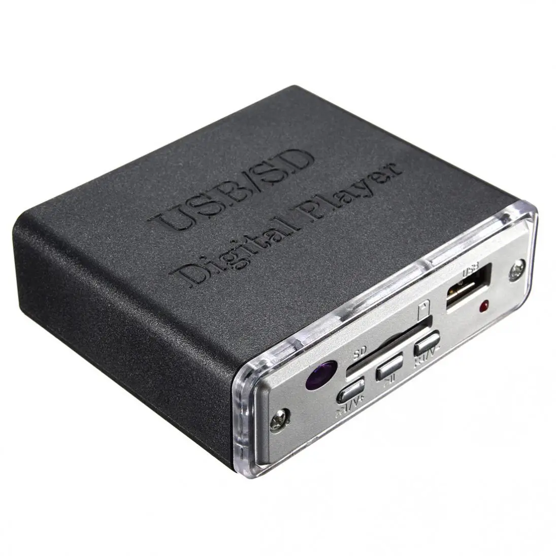 12V Mini Car Motorcycle Stereo Amplifier Amp LED USB / SD Digital Player MP3 with Remote Controller
12V Mini Car Motorcycle Stereo Amplifier Amp LED USB / SD Digital Player MP3 with Remote Controller