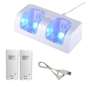 For Nintend For Wii Charger LED Light Charging Dock Gamepad Charger Stand Dual Station #734
For Nintend For Wii Charger LED Light Charging Dock Gamepad Charger Stand Dual Station #734
