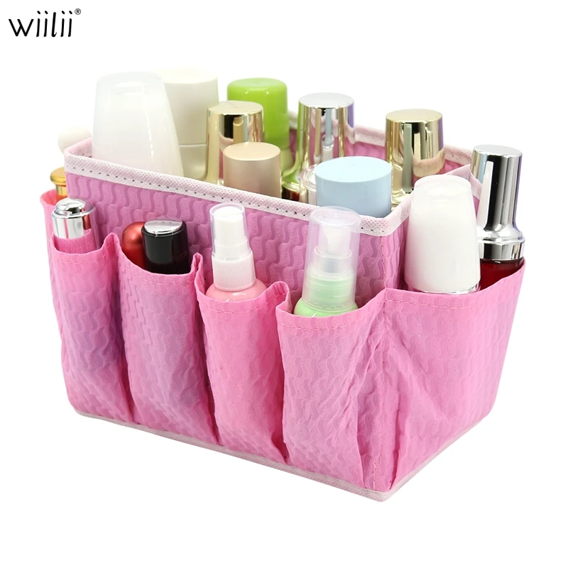 Nonwovens Cosmetic Storage Boxes Multi - pocket Cosmetic Bag Desktop Groceries Storage Containers Makeup Organizer
Nonwovens Cosmetic Storage Boxes Multi - pocket Cosmetic Bag Desktop Groceries Storage Containers Makeup Organizer