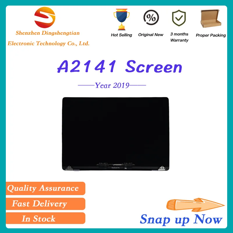 Оригинальный 2019 год 16 дюймов A2141 ЖК-экран в сборе серый серебристый для Macbook Pro Retina
