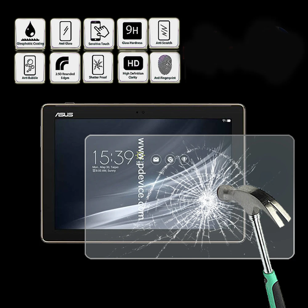 Tablet Tempered Glass Screen Protector Cover for Asus ZenPad 10 Z301ML Z301MFL - Ultra-thin Screen Film Protector Guard Cover
Tablet Tempered Glass Screen Protector Cover for Asus ZenPad 10 Z301ML Z301MFL - Ultra-thin Screen Film Protector Guard Cover