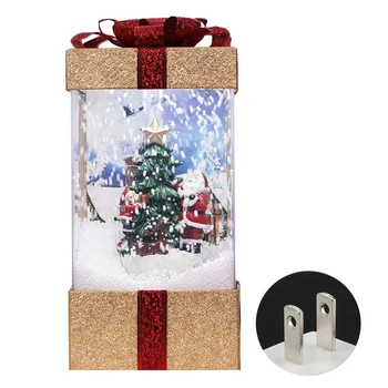 Gift Shape Hand Made Desktop Home Decor Craft Christmas Snow Light Simulation Color Flashing Plug And Play Office Music Play
Gift Shape Hand Made Desktop Home Decor Craft Christmas Snow Light Simulation Color Flashing Plug And Play Office Music Play
