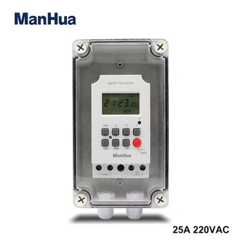 ManHua 220V 25A Rain-Proof Timer Digita MT316SE with Waterproof Box For Outdoor Hunter Our Feeder Digital Timer Switch
ManHua 220V 25A Rain-Proof Timer Digita MT316SE with Waterproof Box For Outdoor Hunter Our Feeder Digital Timer Switch