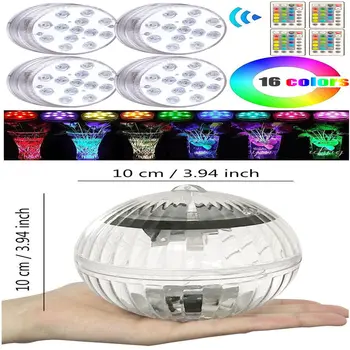 Led Remote Controlled RGB Submersible Light Battery Operated Underwater Night Lamp Disco Light Swimming Pool Waterproof Solar
Led Remote Controlled RGB Submersible Light Battery Operated Underwater Night Lamp Disco Light Swimming Pool Waterproof Solar