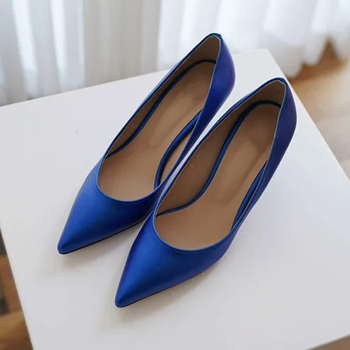 6CM/8CM/10CM Pointed Toe Women Pumps Leather Office Career Ladies Shoes Thin Heels Big Size 34-40 Daily Shoes B0002
6CM/8CM/10CM Pointed Toe Women Pumps Leather Office Career Ladies Shoes Thin Heels Big Size 34-40 Daily Shoes B0002