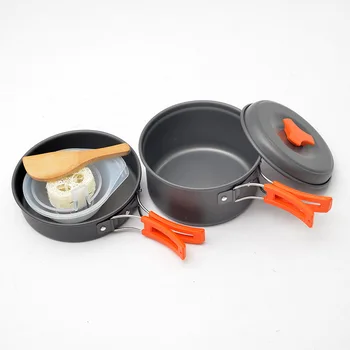 7pcs/set Portable 1-2 Persons Cookware Camping Equipment For Outdoor Hike Tourism Tableware Picnic Set Dishes Set of Pots
7pcs/set Portable 1-2 Persons Cookware Camping Equipment For Outdoor Hike Tourism Tableware Picnic Set Dishes Set of Pots