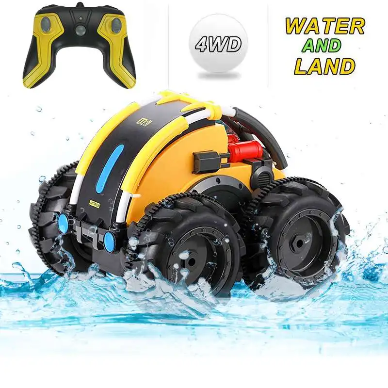 1:24 RC Stunt Car 2.4G 4CH Radio Control Car Waterproof Crawler Vehicle 360 Degree Rotating Land and Water Toys for Children
1:24 RC Stunt Car 2.4G 4CH Radio Control Car Waterproof Crawler Vehicle 360 Degree Rotating Land and Water Toys for Children