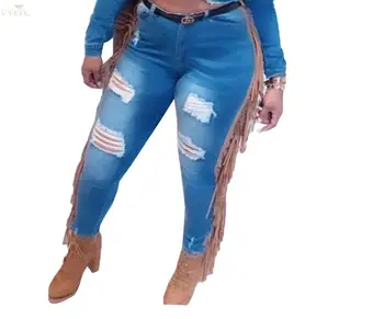 Korean Pants Denim Washed Pants Women Tassel Solid Color Jeans Bleached Ripped Pencil Skinny Casual Mid Waist Women Trousers
Korean Pants Denim Washed Pants Women Tassel Solid Color Jeans Bleached Ripped Pencil Skinny Casual Mid Waist Women Trousers