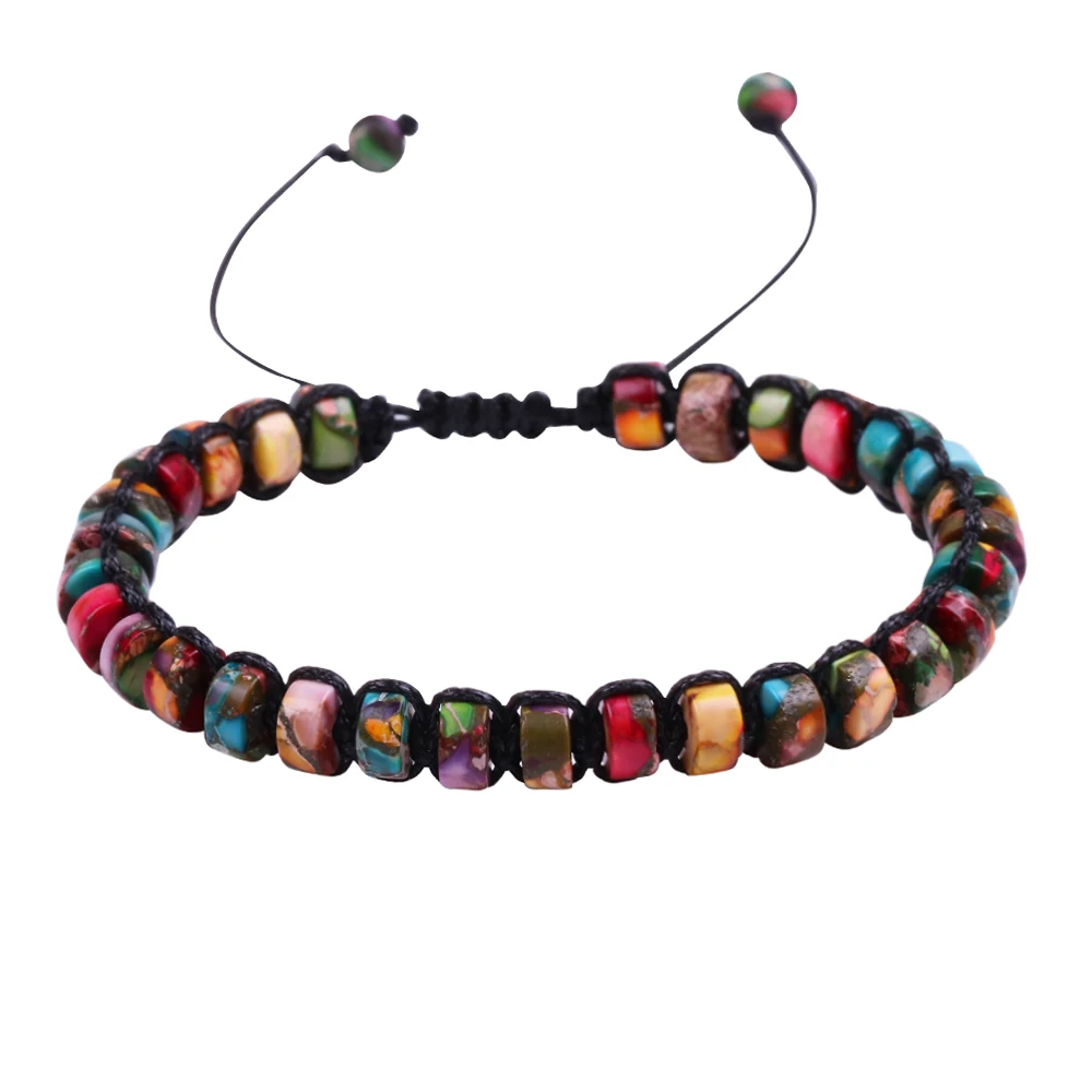 Colorful Emperor Stone Woven Bracelet Wrap Single Layer Natural Stone Beaded Bracelet Women Fashion Jewelry
Colorful Emperor Stone Woven Bracelet Wrap Single Layer Natural Stone Beaded Bracelet Women Fashion Jewelry