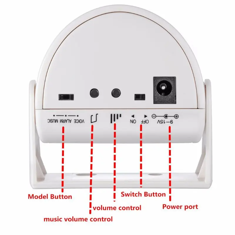 Wireless Doorbell Chime Alarm PIR Motion Sensor Infrared Detector Entry Security 831F
Wireless Doorbell Chime Alarm PIR Motion Sensor Infrared Detector Entry Security 831F
