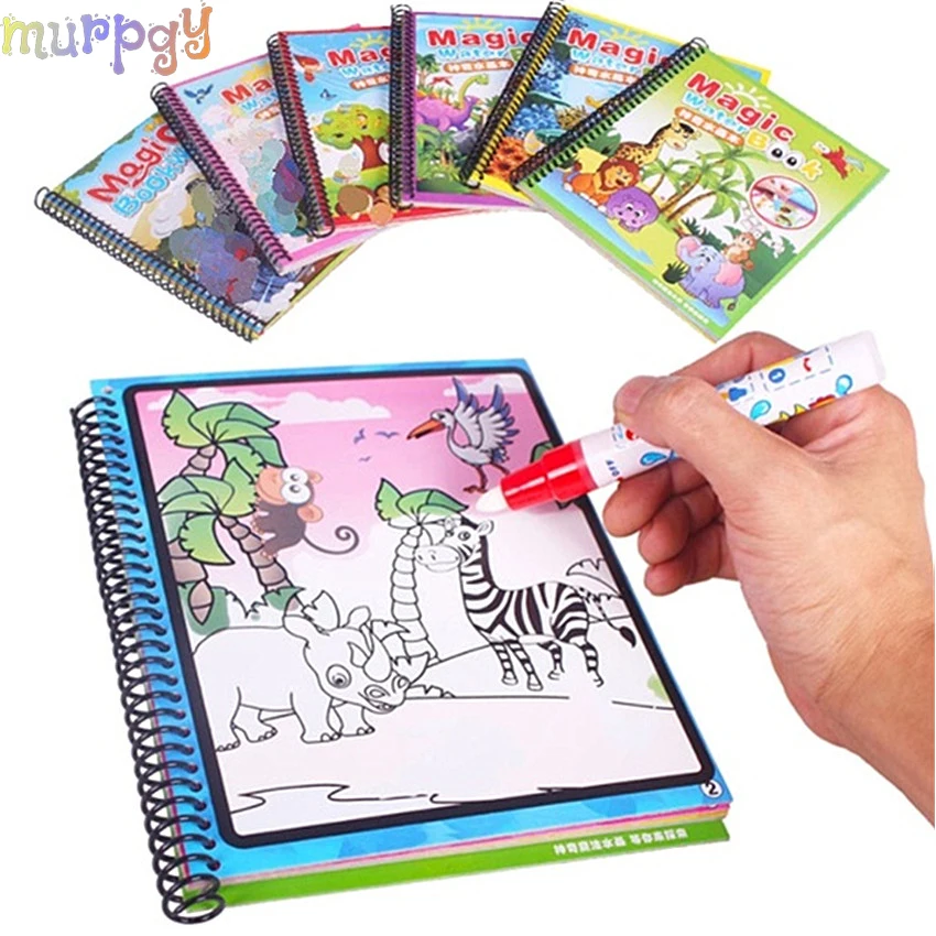 1PCS Montessori Coloring Book Doodle & Magic Pen Painting Drawing Board Magic Water Drawing Book For Kids Toys Birthday Gift
1PCS Montessori Coloring Book Doodle & Magic Pen Painting Drawing Board Magic Water Drawing Book For Kids Toys Birthday Gift