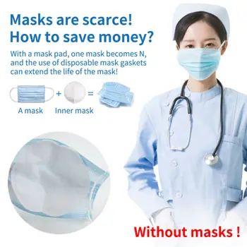 10PCS Universal Disposable Mask Replacement Pad Anti Dust Fog Fit Most Mask Particle Spray PM2.5 Pollen filter non-woven fabric
10PCS Universal Disposable Mask Replacement Pad Anti Dust Fog Fit Most Mask Particle Spray PM2.5 Pollen filter non-woven fabric