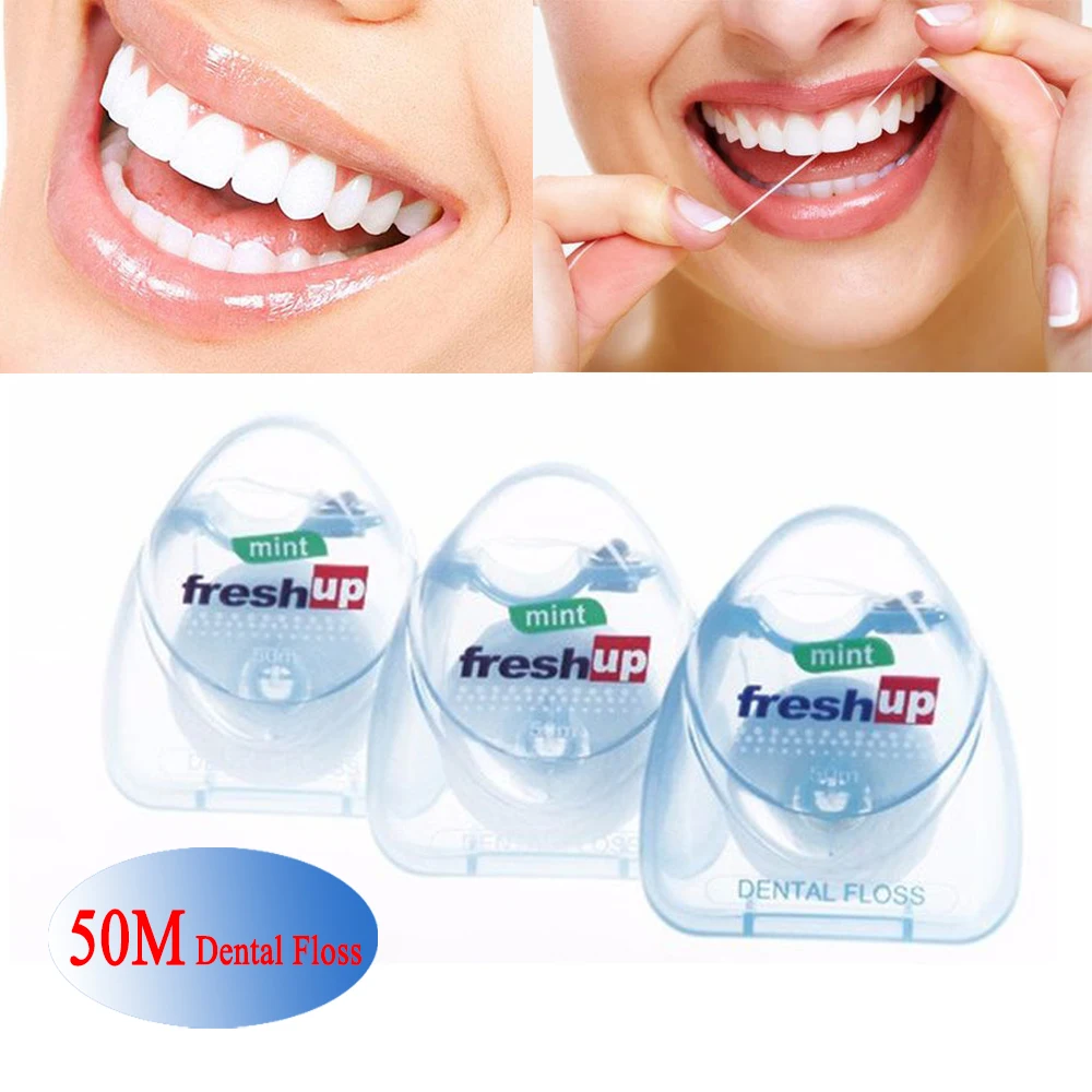 50M Micro Wax Peppermint flavor Dental Flosser Environmentally Friendly Toothpicks Floss Pick Oral Hygiene Clean Interdental
50M Micro Wax Peppermint flavor Dental Flosser Environmentally Friendly Toothpicks Floss Pick Oral Hygiene Clean Interdental