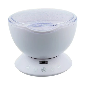 Starry Sky Remote Control Ocean Wave Projector Built-in Mini Music Player Novelty 7 Color Changing LED Night Light(White)
Starry Sky Remote Control Ocean Wave Projector Built-in Mini Music Player Novelty 7 Color Changing LED Night Light(White)
