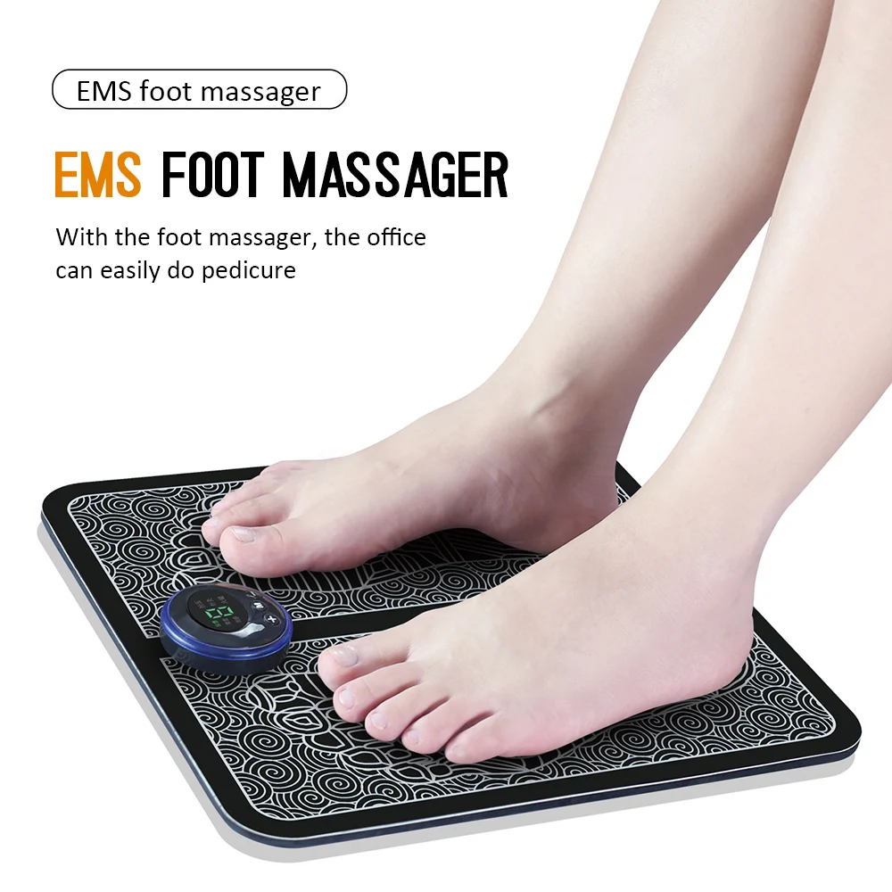 Useful EMS Electric Foot Massager Acupuncture TENS feet Muscle Stimulator Physiotherapy Health and Beauty Therapy Device 
Useful EMS Electric Foot Massager Acupuncture TENS feet Muscle Stimulator Physiotherapy Health and Beauty Therapy Device