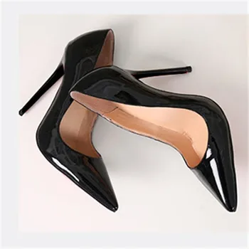 Big size patent leather women high heels shoes for evening multi-colors pointed toe pumps ladies leather women block high heels 
Big size patent leather women high heels shoes for evening multi-colors pointed toe pumps ladies leather women block high heels