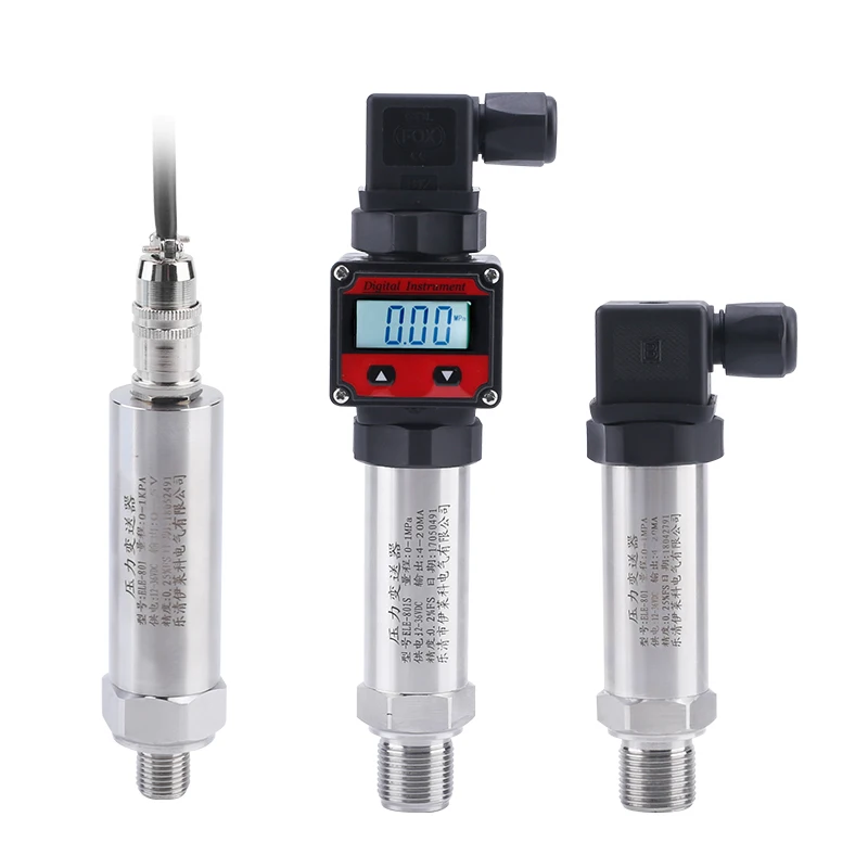 ELE-801 Digital Pressure Transmitter sensors Diffusion Silicon Pressure Sensor LCD display 4-20mA Pressure Hydraulic 0.1-100kpa
ELE-801 Digital Pressure Transmitter sensors Diffusion Silicon Pressure Sensor LCD display 4-20mA Pressure Hydraulic 0.1-100kpa
