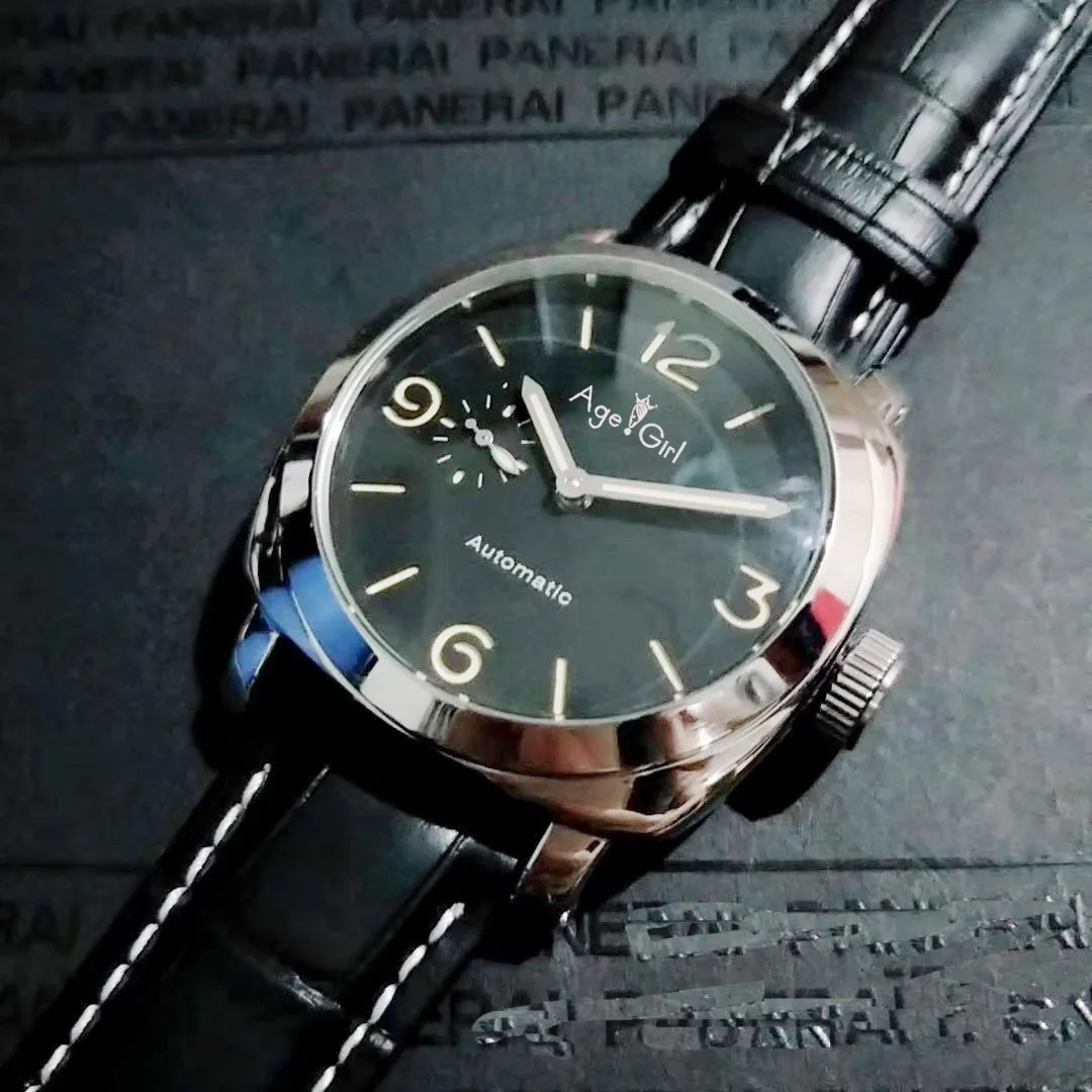 Luxury Brand New Men Automatic Mechanical Sapphire Glass Back Stainless Steel 1940 3 Days Watch Luminous 45mm AAA+