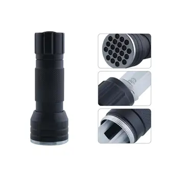 Flashlights Ultraviolet UV Light Scorpion Hunting Mini Flashlight Blacklight LED Violet Portable Lighting
Flashlights Ultraviolet UV Light Scorpion Hunting Mini Flashlight Blacklight LED Violet Portable Lighting