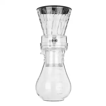 Glass Cold Ice Water Drip Coffee Maker Brew Pot Dripper Coffeemaker 800Ml 
Glass Cold Ice Water Drip Coffee Maker Brew Pot Dripper Coffeemaker 800Ml