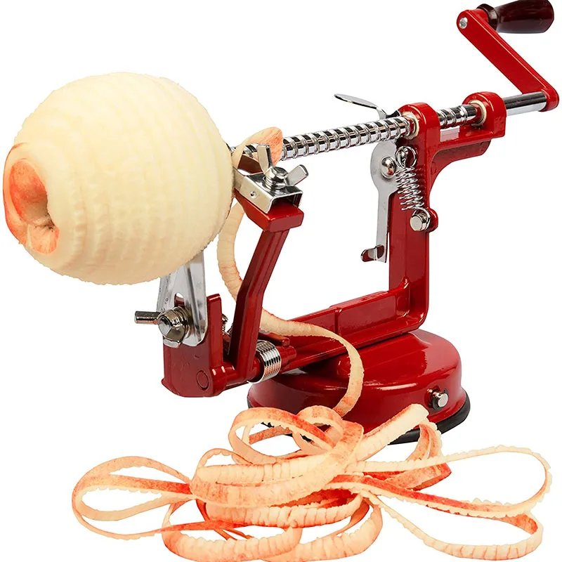 3 in 1 Apple Peeler Machine Slicer and Corer for Pear Potatoes Pie Cobbler Maker Suction Base Fruit Cutter Tools Kitchen Gadget
3 in 1 Apple Peeler Machine Slicer and Corer for Pear Potatoes Pie Cobbler Maker Suction Base Fruit Cutter Tools Kitchen Gadget