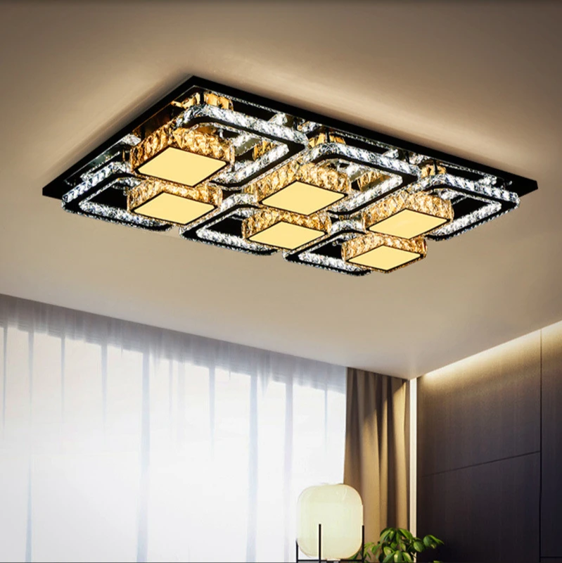 K9 Light Luxury Simple Lamp Crystal LED Ceiling Chandelier Rectangle Villa Lights for Kitchen Lights Hanging Living Room Bedroom
K9 Light Luxury Simple Lamp Crystal LED Ceiling Chandelier Rectangle Villa Lights for Kitchen Lights Hanging Living Room Bedroom