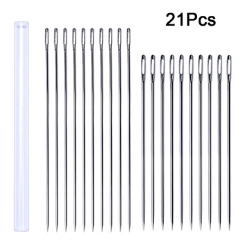 20PCS Yarn Knitting Doll Hand Needles Large Size Large-eye Sewing Long Needles with Bottle for Handwork 
20PCS Yarn Knitting Doll Hand Needles Large Size Large-eye Sewing Long Needles with Bottle for Handwork