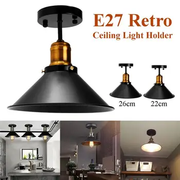 AC220V E27 Vintage Industrial Chandeliers Hanging Pendant Light Shade Fixture Round Retro Lamp Cover for Edison Bulb
AC220V E27 Vintage Industrial Chandeliers Hanging Pendant Light Shade Fixture Round Retro Lamp Cover for Edison Bulb