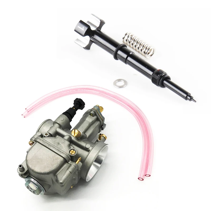 28mm Flat Slide Carburetor W/ Adjuster Screw Black for Yamaha Honda Suzuki KTM ATV 2 Stroke Cycle 80cc 100cc 125cc 250cc 350cc
28mm Flat Slide Carburetor W/ Adjuster Screw Black for Yamaha Honda Suzuki KTM ATV 2 Stroke Cycle 80cc 100cc 125cc 250cc 350cc