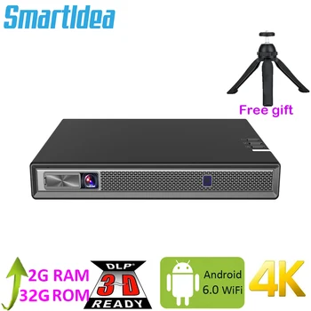 Smartldea Full HD 4K 3D Projector Battery Android 6.0 WiFi LED DLP Smart Proyector with Zoom, Auto Keystone,Bluetooth, Airplay
Smartldea Full HD 4K 3D Projector Battery Android 6.0 WiFi LED DLP Smart Proyector with Zoom, Auto Keystone,Bluetooth, Airplay